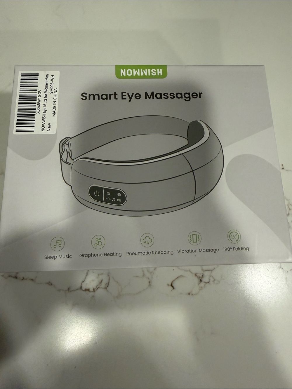 Smart Eye Massager — Gray Soothing Eye Therapy